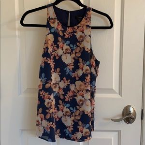J Crew Floral Tank Top